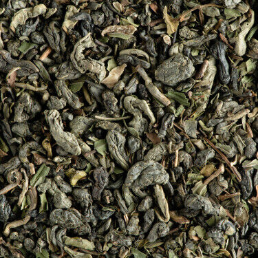 Thé vert - Thé vert à la menthe aromatisé
