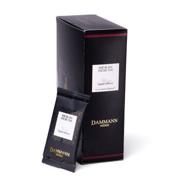 Organic Paï Mu Tan white tea, box of 24 enveloped Cristal® sachets