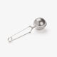 Perforated stainless steel teaspoon with tongs - DIAM. 5 cm