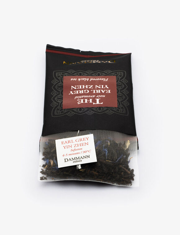 DAMMANN FRERES - Earl Grey Yin Zhen Black Tea - 24 wrapped crystal tea bags