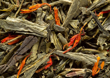 Thé Vert - Macaron Cassis Violette