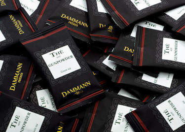 Thé vert de Chine Gunpowder, 24 sachets Cristal® suremballés