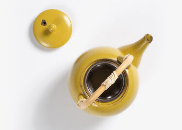 Porcelain teapot - KIIRO - 0,55 L - yellow
