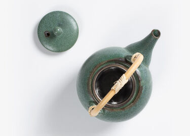 Porcelain teapot - GURIN - 0,55 L - green