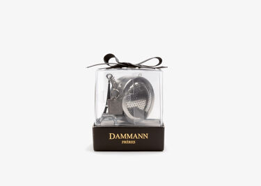 Eiffel Tower perforated stainless steel tea ball