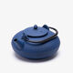 Japanese cast iron teapot - ITOME 0.70L Blue