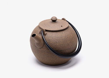 Japanese cast iron teapot - HIKIME 0.95L BEIGE