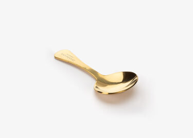 Stainless steel measure spoon titanium gold finish