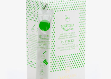 Étui 15 sticks Matcha Tradition, thé vert du Japon
