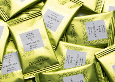 Herbal tea - Tisane Nuit à Versailles, box of 24 enveloped Cristal® sachets