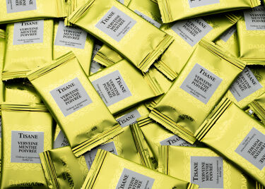 Verbena-Peppermint, box of 24 enveloped Cristal® sachets