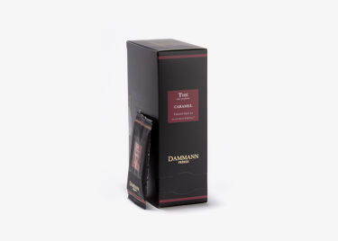 Caramel, box of 24 enveloped Cristal® sachets