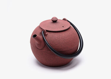 Japanese cast iron teapot - HIKIME 0.95L Red