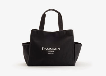 Shopping Bag Dammann Frères - Black Canvas