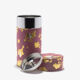 PINKU - Barattolo porta tè in carta washi rosa e oro 150 g
