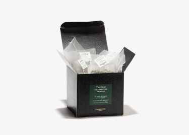 Thé vert à la menthe aromatisé, 25 sachets Cristal®