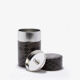 AIMAINA - black and white washi paper tea canister 100g