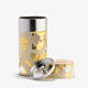 TAIYO - ivory and gold washi paper tea canister 150g