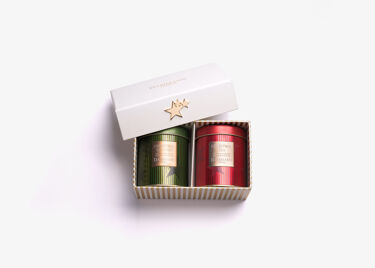 "Joyeux Noël" gift set- 2 assorted teas in gift set