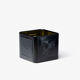 Tea bag tray, black finish metal