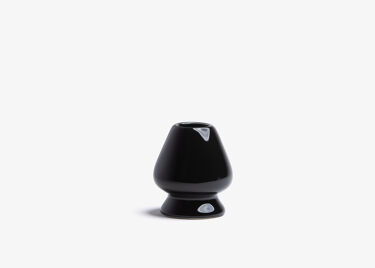 Chinese black porcelain matcha whisk stand