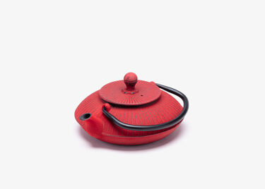 Chinese cast iron teapot - Fushe 0,45 L - red