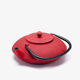 Chinese cast iron teapot - Fushe 1,1 L - red