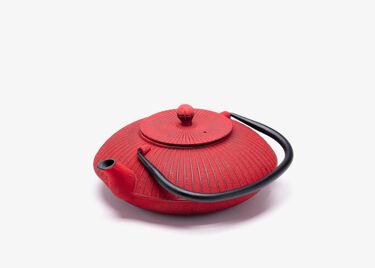 Chinese cast iron teapot - Fushe 1,1 L - red