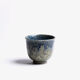 Embrun - Japanese tea bowl 15cl - brown blue