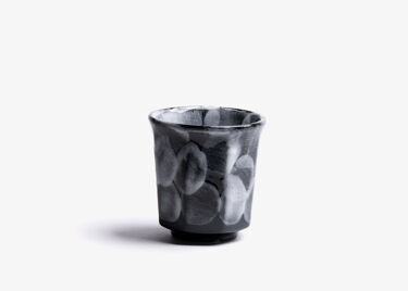 Orage - Bol à thé du Japon 25cl - Noir