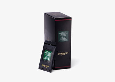 Organic flavored green tea lemon-ginger, box of 24 enveloped Cristal® sachets