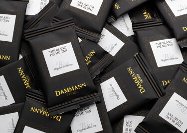 Organic Paï Mu Tan white tea, box of 24 enveloped Cristal® sachets