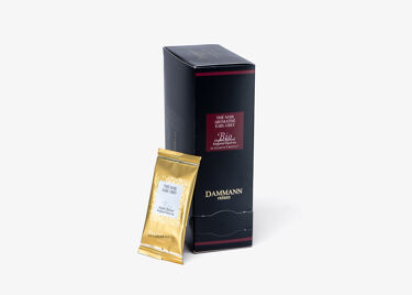 Organic Earl Grey black tea, box of 24 enveloped Cristal® sachets
