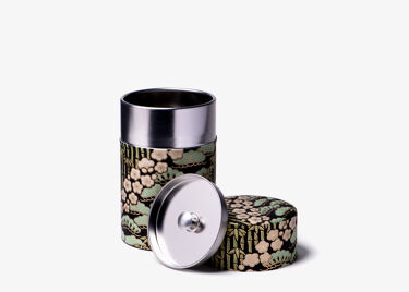 Mousson, Black washi paper tea canister 100g