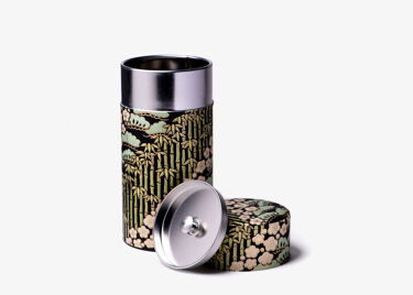 Mousson, Black washi paper tea canister 150g