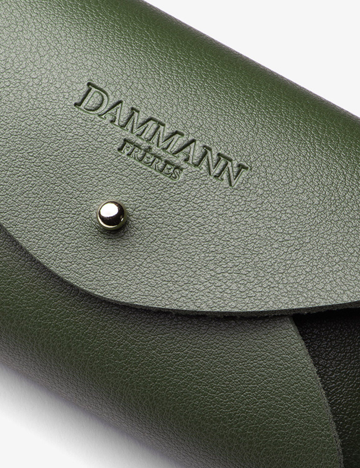 DAMMANN Frères khaki tea bags travel holder