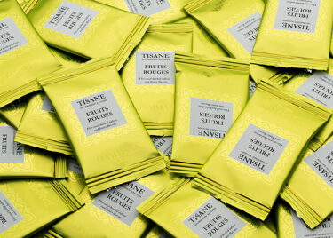 Kräutertee Rote Früchte, 24 einzeln verpackte Cristal®-Beutel