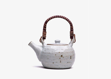 Tetera de gres - YUKI 0,6 L - blanca
