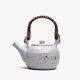 Tetera de gres - YUKI 0,6 L - blanca