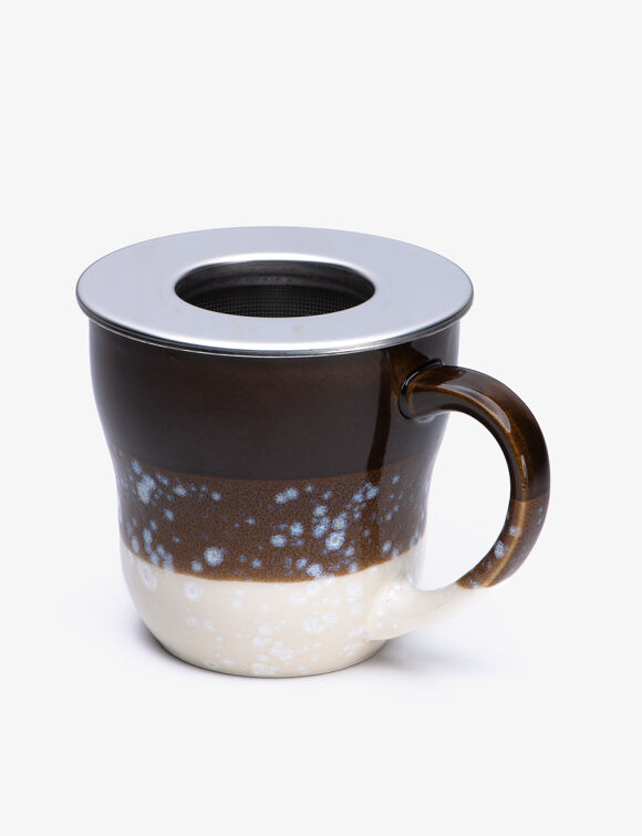Filtre à thé, inox rétractable pour mug