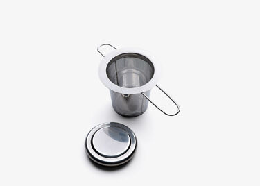 Teefilter aus Edelstahl, umklappbare Griffe