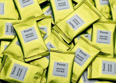 Peppermint, box of 24 enveloped cristal® sachets