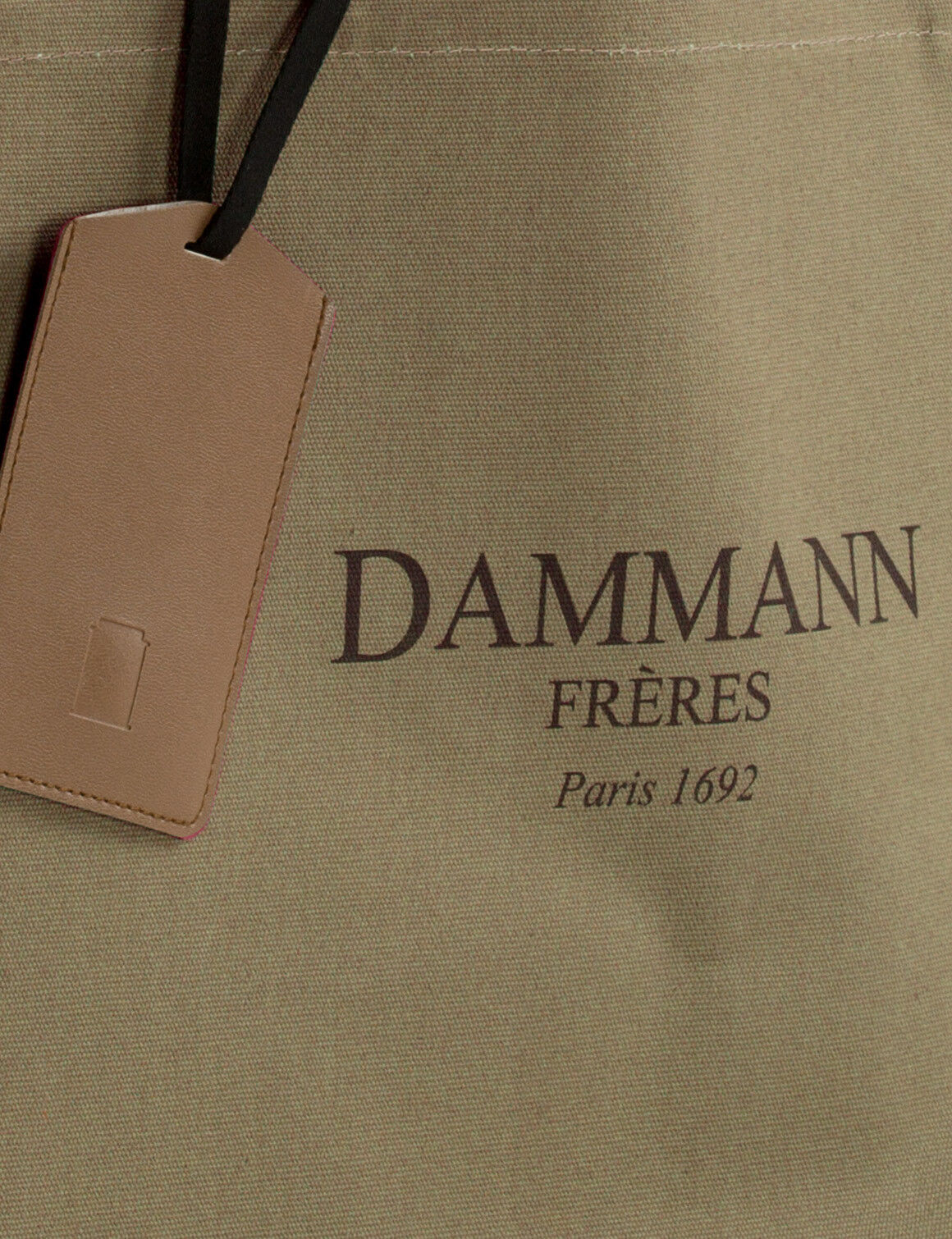 SHOPPING BAG DAMMANN - KAKI BRUN Canvas