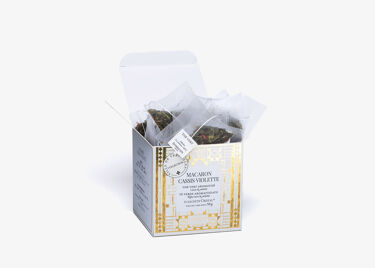 Macaron Cassis Violette, 25 sachets Cristal®