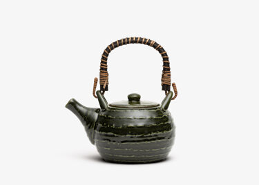Théière en grès - Oribe - 0,6L - verte