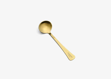 Anjou - Cuillère mesure à manche long inox titanium or