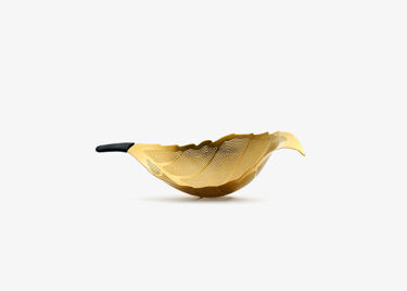Leaf - Stainless steel infuser - tea strainer, golden finishing