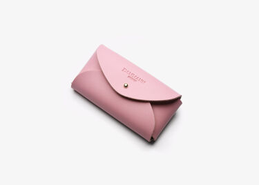 DAMMANN FRÈRES apricot tea bags holder - lubéron pink colour