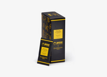 Thé vert à la menthe aromatisé - 24 sachets Cristal® enveloppés - Café Joyeux