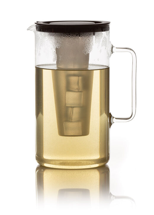 1 pichet à eau de 1,5 l en verre borosilicate carafe à eau pour thé glacé  froid avec
